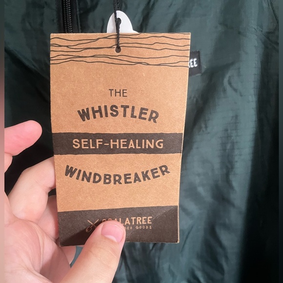 NWT COALATREE The Whistler Self-Healing Windbreaker in Green Size S - Picture 4 of 6